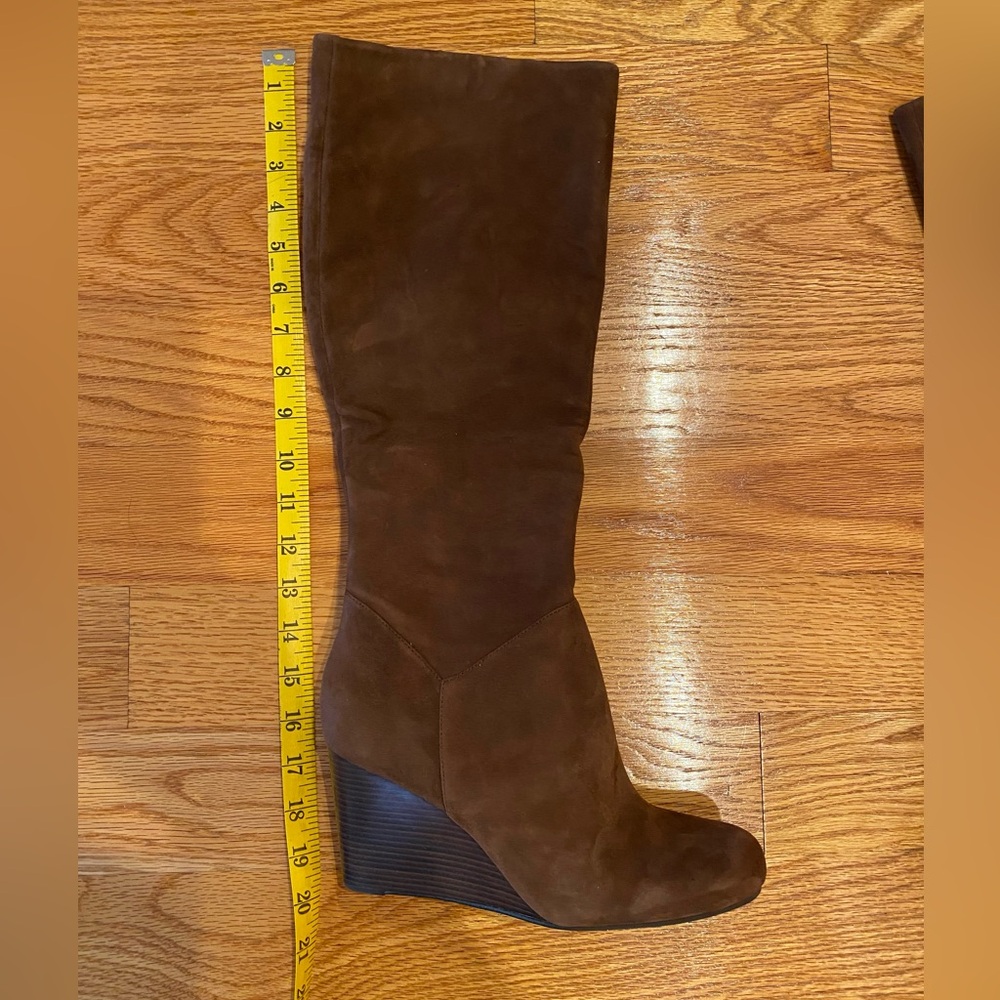 NWOT Cole Haan Cora Wedge Suede Boot